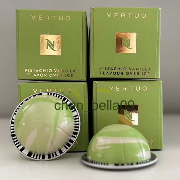Nespresso Vertuo Pistachio Vanilla Limited Edition 4 sleeves - Picture 1 of 3